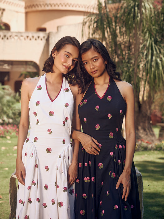 The Rose Garden Dress - Black