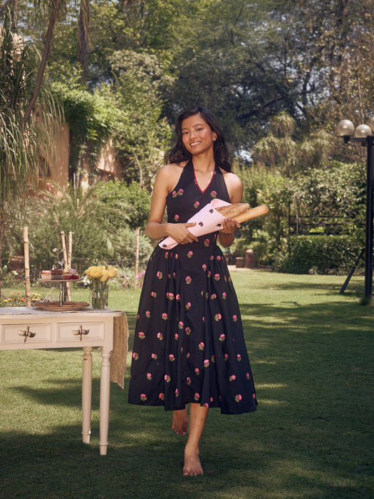The Rose Garden Dress - Black