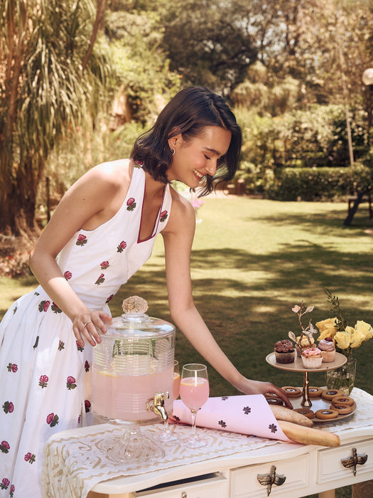 The Rose Garden Dress - White