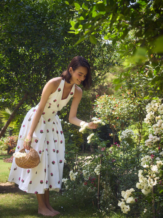 The Rose Garden Dress - White