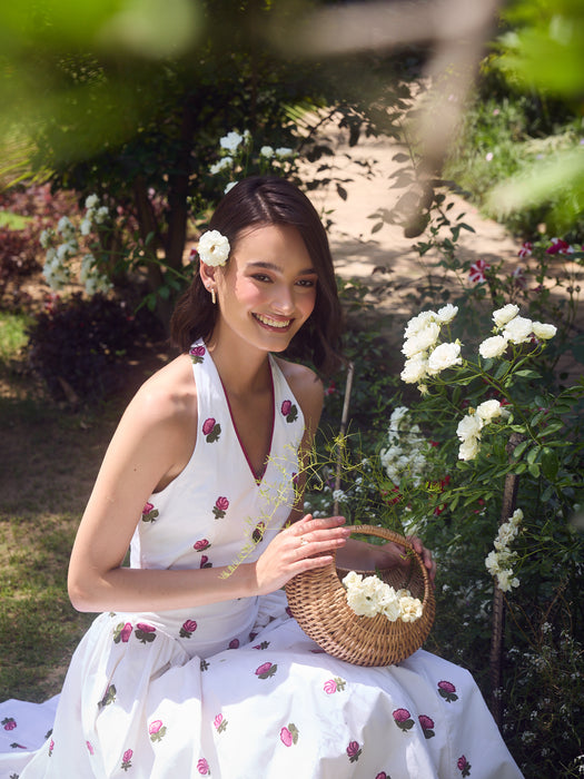 The Rose Garden Dress - White