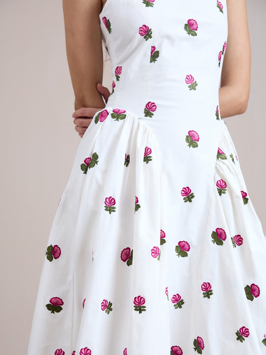 The Rose Garden Dress - White
