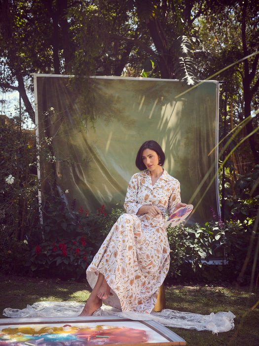 The Victorian Co-Ord - White
