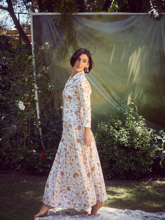 The Victorian Co-Ord - White