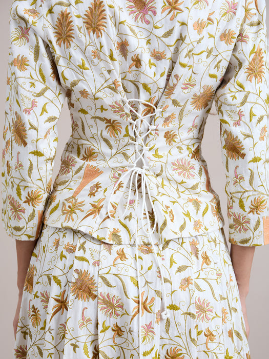 The Victorian Co-Ord - White